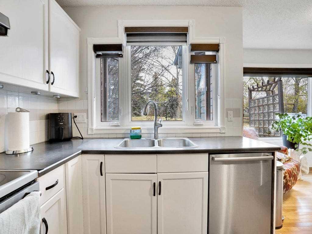151 Citadel Park Nw, Calgary, AB - Indoor Photo Showing Kitchen With Double Sink