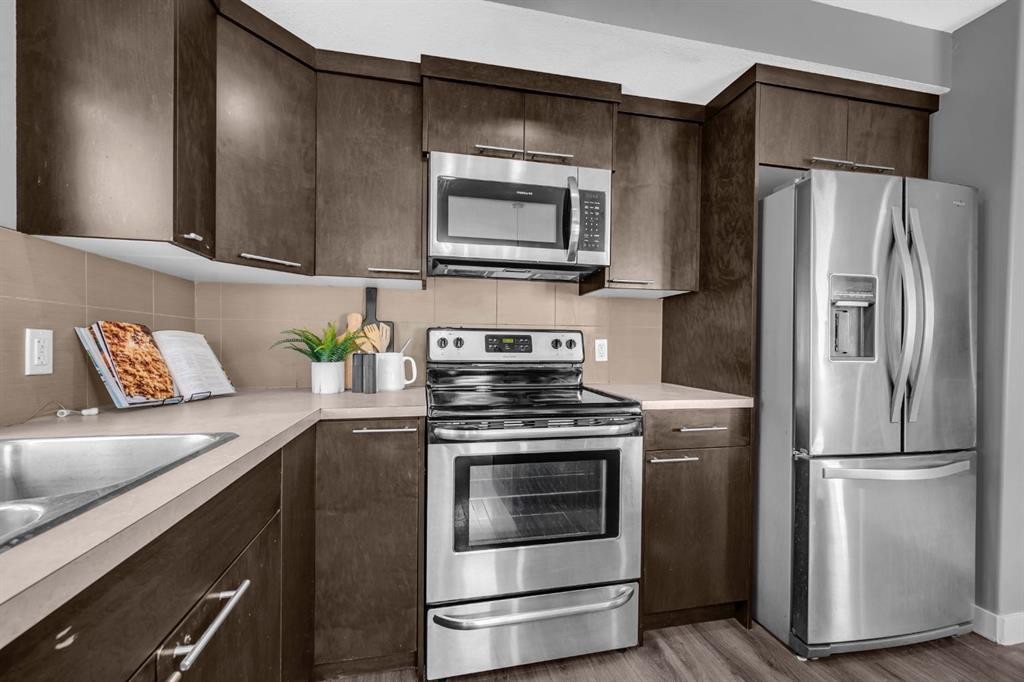 714 Redstone View Ne, Calgary, AB - Indoor Photo Showing Kitchen With Stainless Steel Kitchen