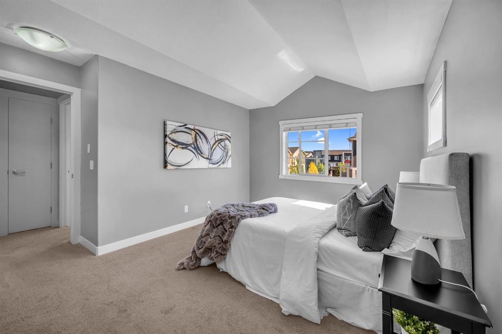 714 Redstone View Ne, Calgary, AB - Indoor Photo Showing Bedroom