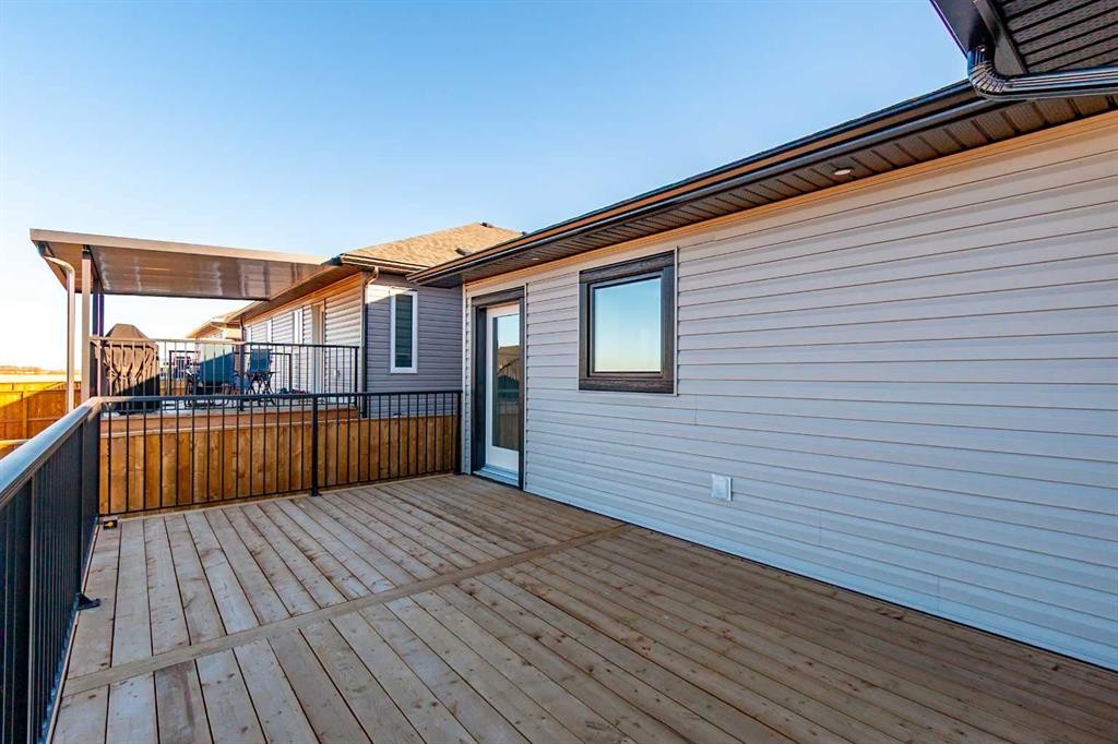 3422 Victory Way, Olds, AB - Outdoor With Deck Patio Veranda With Exterior