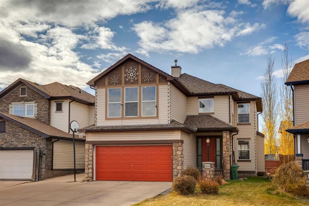 184 Cimarron Park Circle, Okotoks, AB - Outdoor With Facade