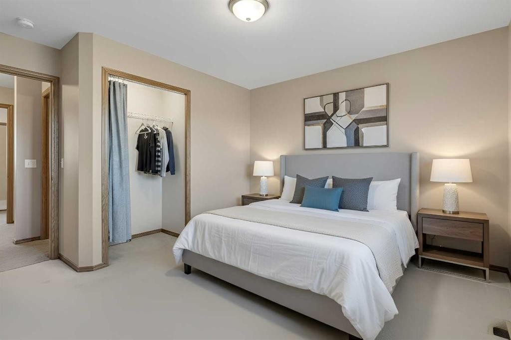 87 Coventry Road Ne, Calgary, AB - Indoor Photo Showing Bedroom