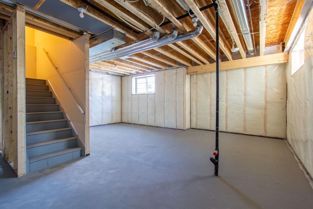 132 Lewiston Drive Ne, Calgary, AB - Indoor Photo Showing Basement