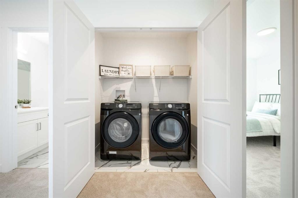 506 Ranch Green, Strathmore, AB - Indoor Photo Showing Laundry Room