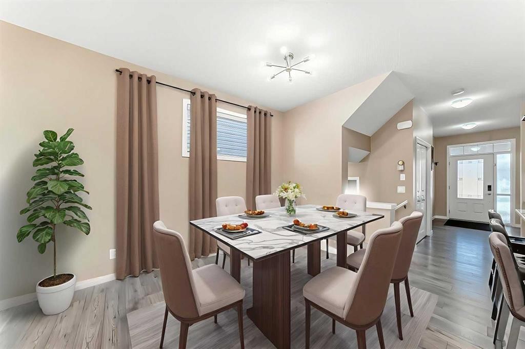 367 Auburn Crest Way Se, Calgary, AB - Indoor Photo Showing Dining Room