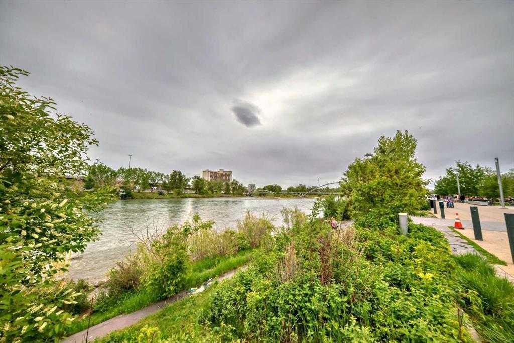 307-519 Riverfront Avenue Se, Calgary, AB - Outdoor With Body Of Water With View