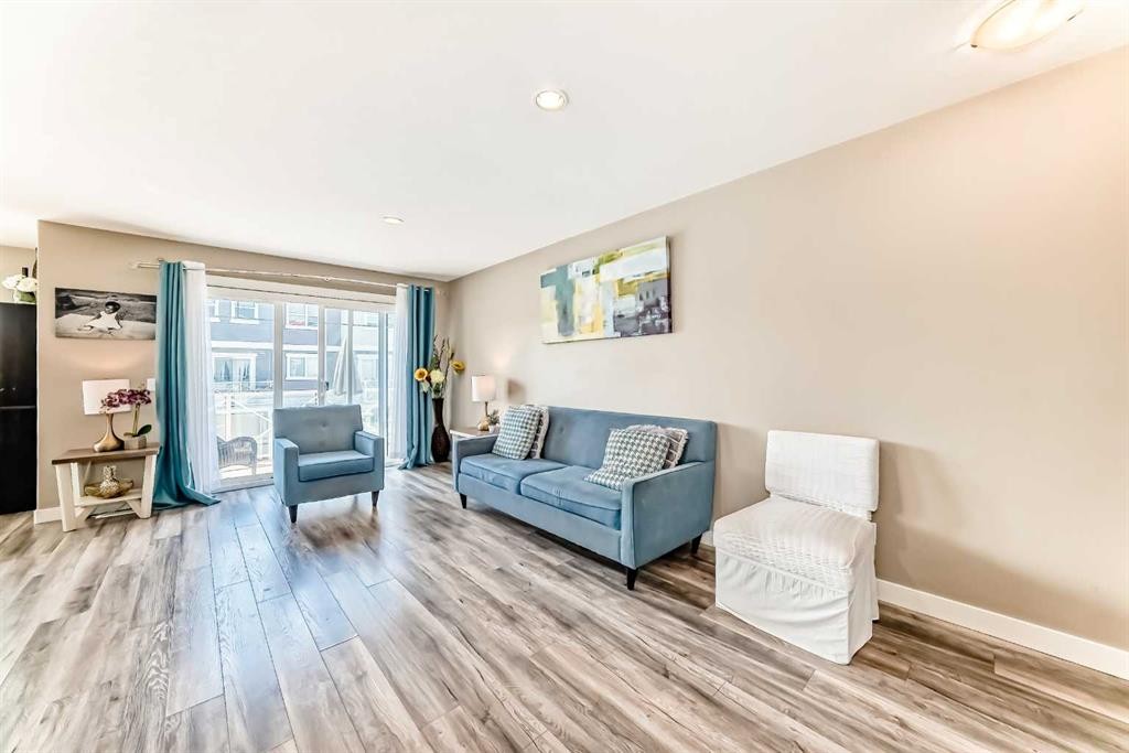 824 Skyview Ranch Grove Ne, Calgary, AB - Indoor Photo Showing Living Room