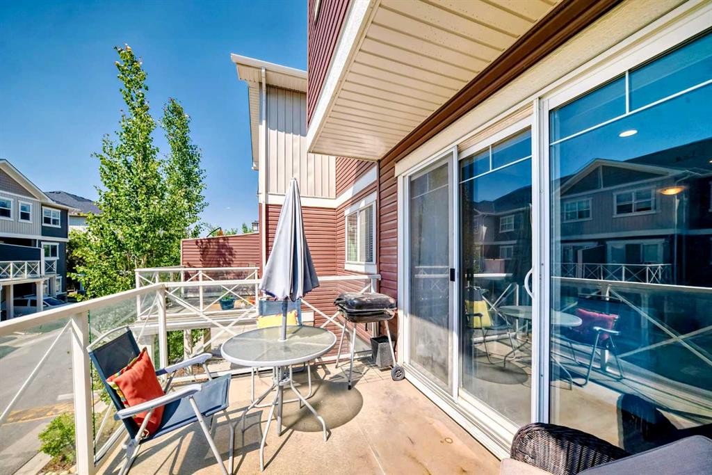 824 Skyview Ranch Grove Ne, Calgary, AB - Outdoor With Balcony With Exterior