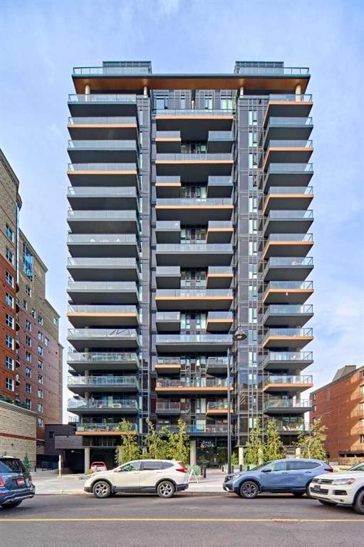 1012-730 2 Avenue Sw, Calgary, AB - Outdoor With Balcony With Facade