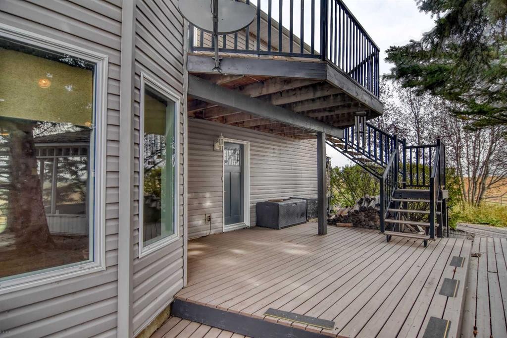 272166 Panorama Road, Rural Rocky View County, AB - Outdoor With Deck Patio Veranda With Exterior
