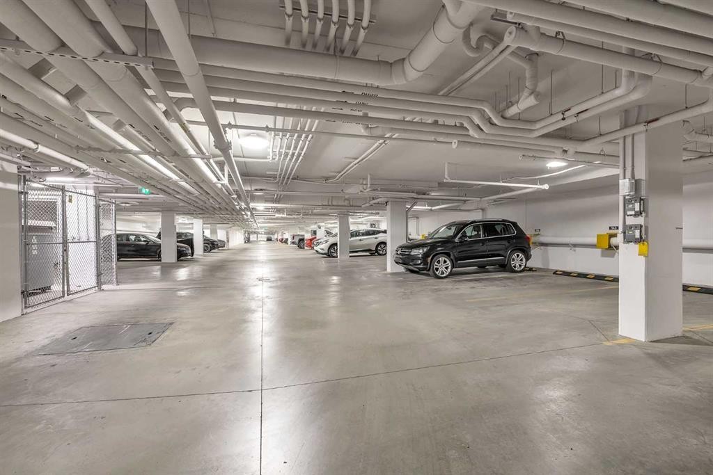 1415-111 Wolf Creek Drive Se, Calgary, AB - Indoor Photo Showing Garage