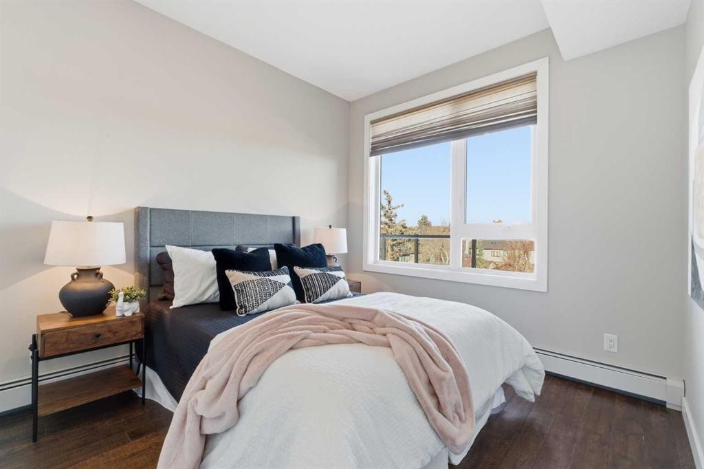 403-607 17 Avenue Nw, Calgary, AB - Indoor Photo Showing Bedroom