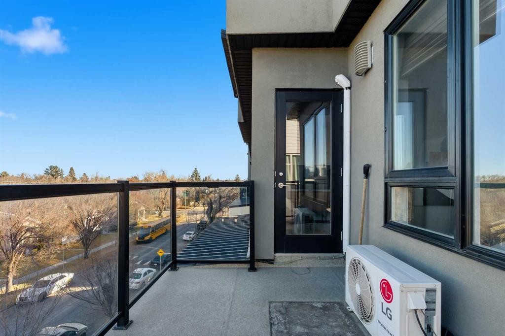 403-607 17 Avenue Nw, Calgary, AB - Outdoor With Balcony With Exterior