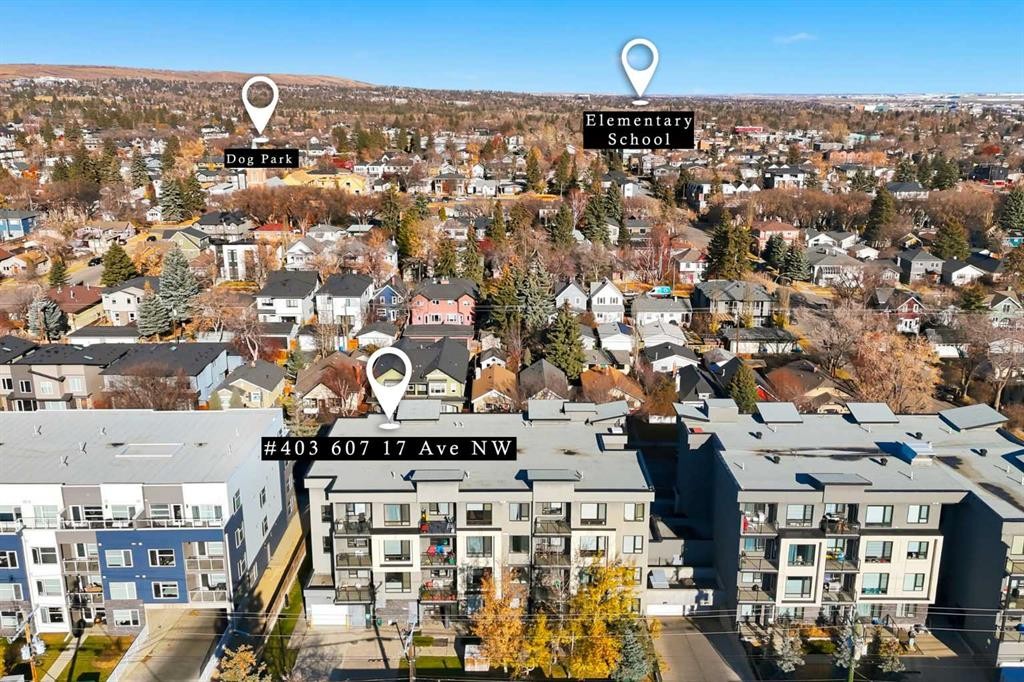 403-607 17 Avenue Nw, Calgary, AB - Outdoor With View