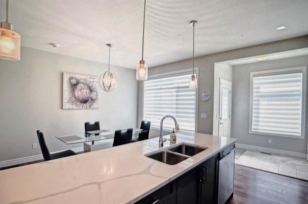 10077 46 Street Ne, Calgary, AB - Indoor Photo Showing Kitchen With Double Sink