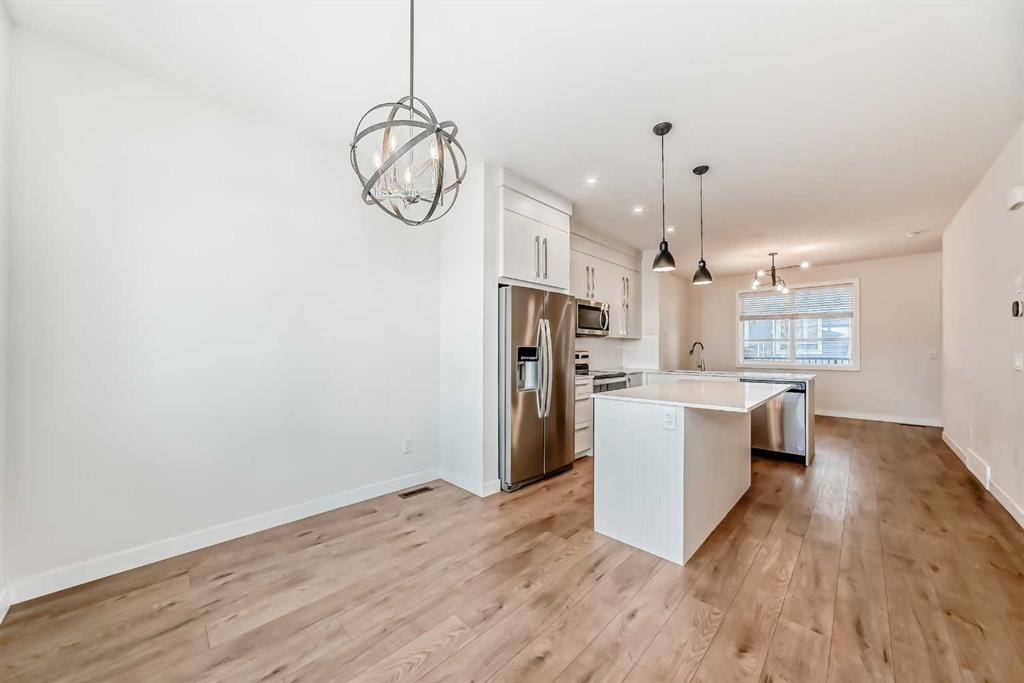 301-50 Cornerstone Passage, Calgary, AB - Indoor Photo Showing Kitchen With Upgraded Kitchen