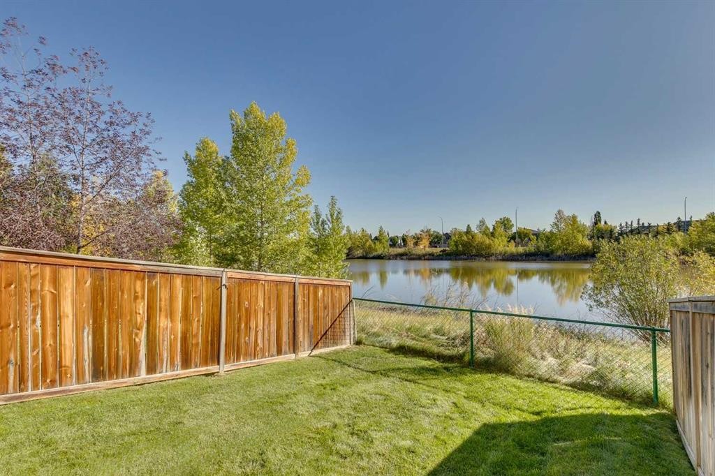 44 Everridge Common Sw, Calgary, AB - Outdoor With Body Of Water