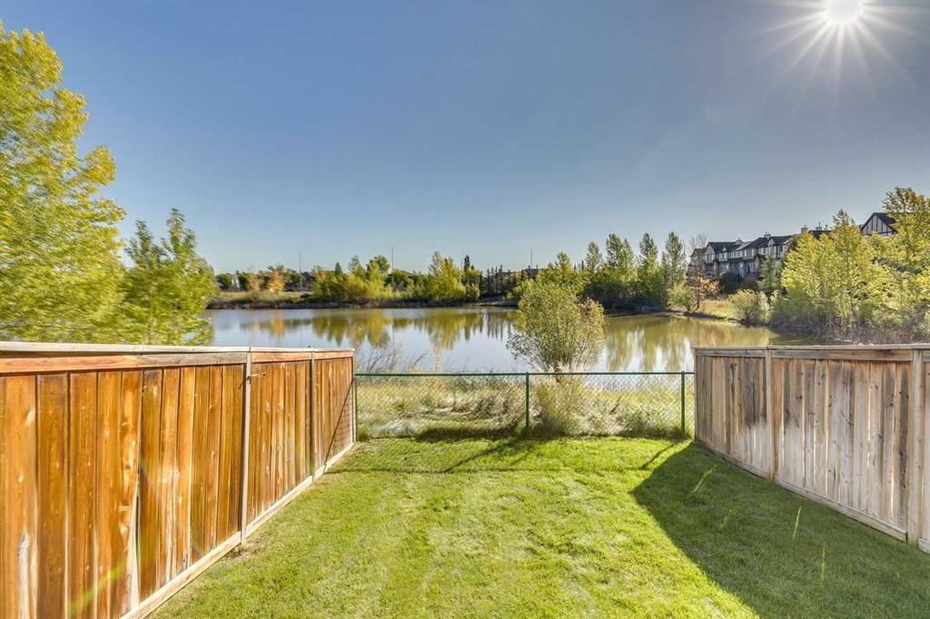 44 Everridge Common Sw, Calgary, AB - Outdoor With Body Of Water
