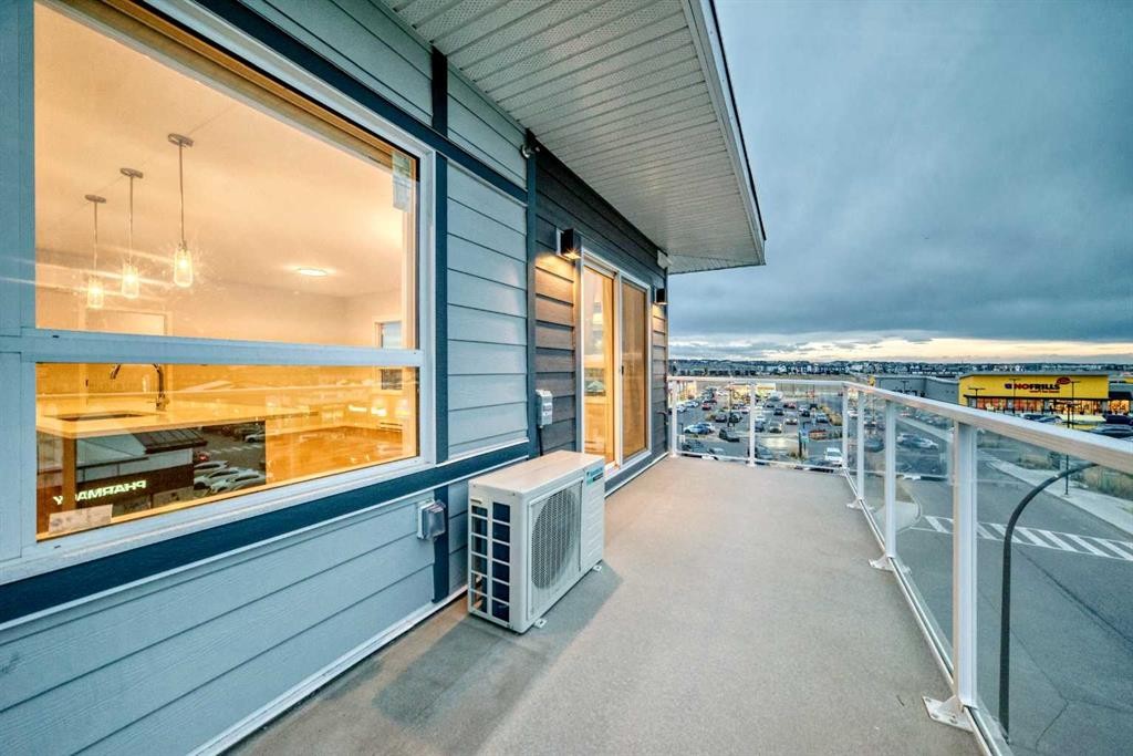 404-80 Carrington Plaza Nw, Calgary, AB - Outdoor With Balcony With Exterior