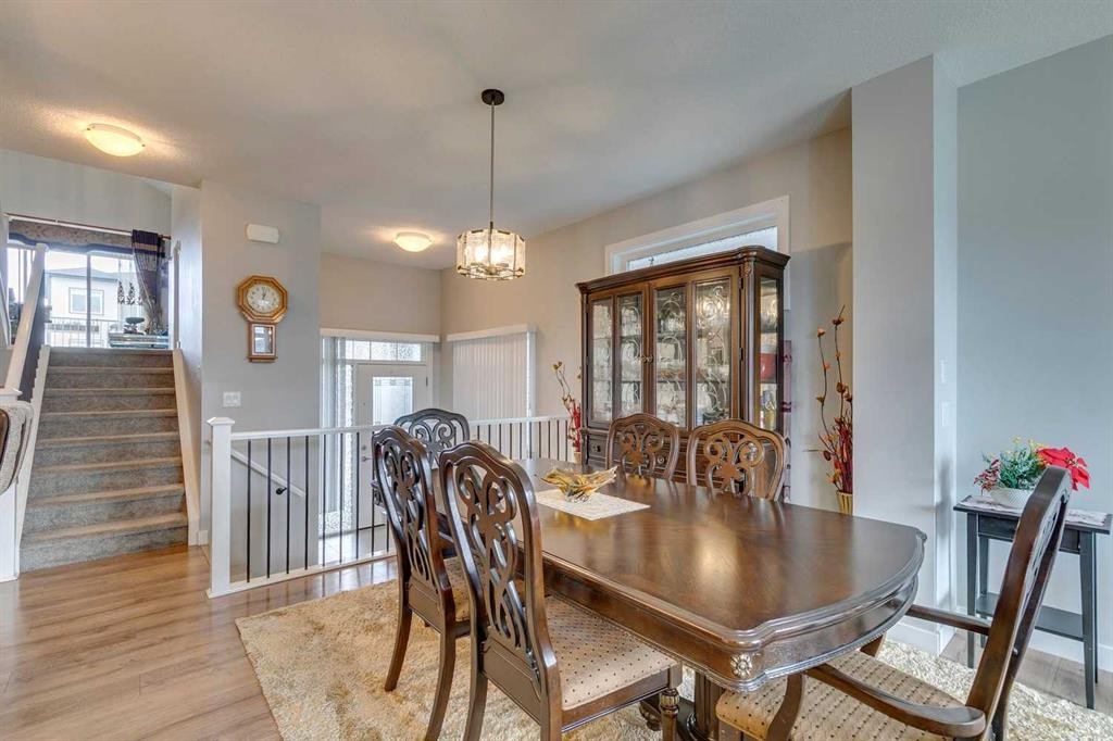 228 Sage Bluff Drive Nw, Calgary, AB - Indoor Photo Showing Dining Room