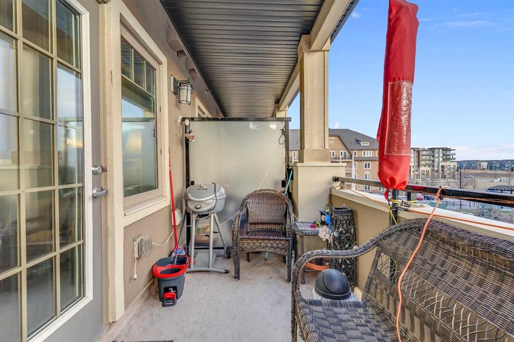 318-20 Mahogany Mews Se, Calgary, AB - Outdoor With Deck Patio Veranda With Exterior