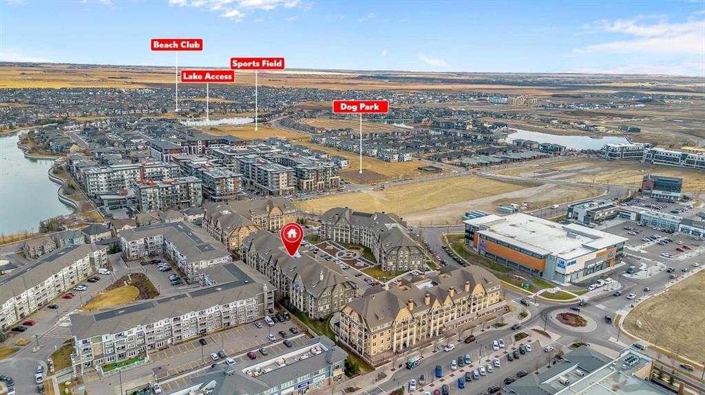 318-20 Mahogany Mews Se, Calgary, AB - Outdoor With View