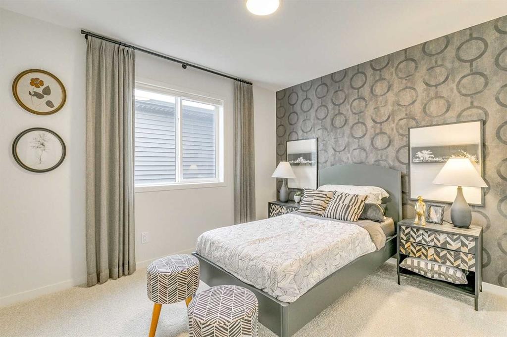 227 Lucas Common Nw, Calgary, AB - Indoor Photo Showing Bedroom