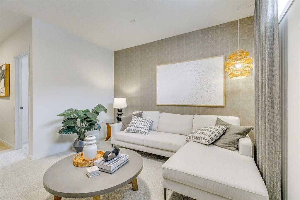 227 Lucas Common Nw, Calgary, AB - Indoor Photo Showing Living Room
