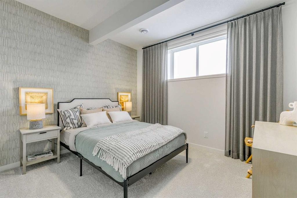 227 Lucas Common Nw, Calgary, AB - Indoor Photo Showing Bedroom