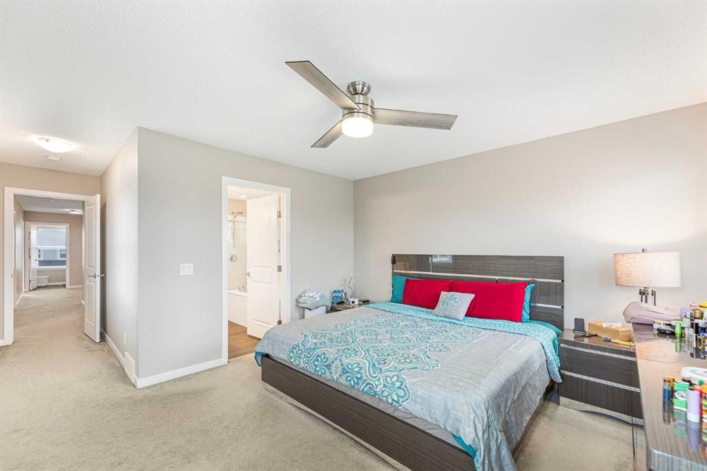 25 Cornerstone Manor Ne, Calgary, AB - Indoor Photo Showing Bedroom