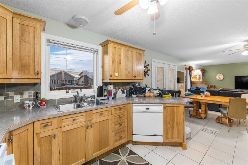 541 Highwood Drive, Longview, AB - Indoor Photo Showing Kitchen With Double Sink