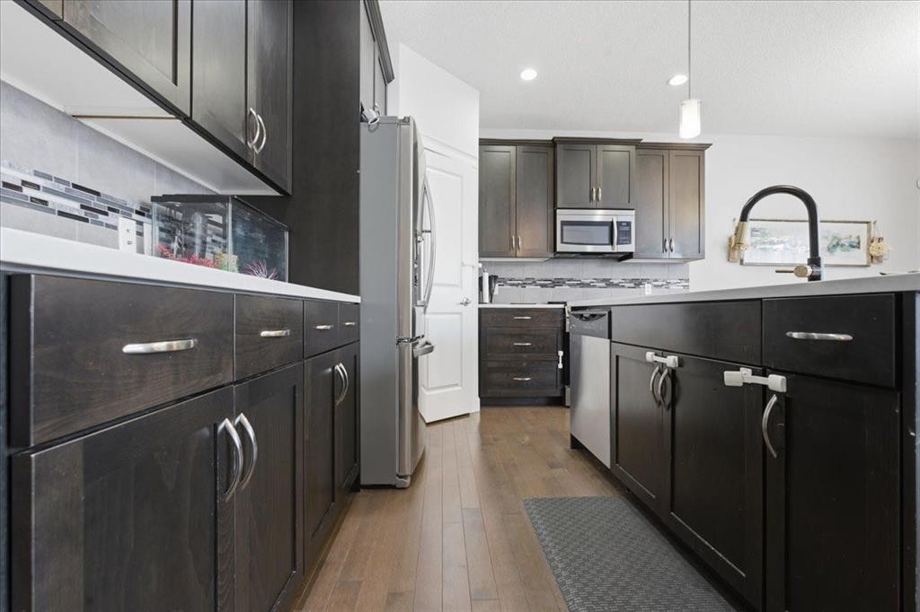 52 Brightoncrest Terrace Se, Calgary, AB - Indoor Photo Showing Kitchen With Upgraded Kitchen
