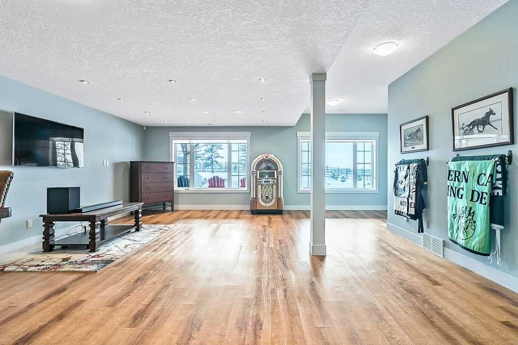 349035 Tamarack Drive East, Rural Foothills County, AB - Indoor With Fireplace