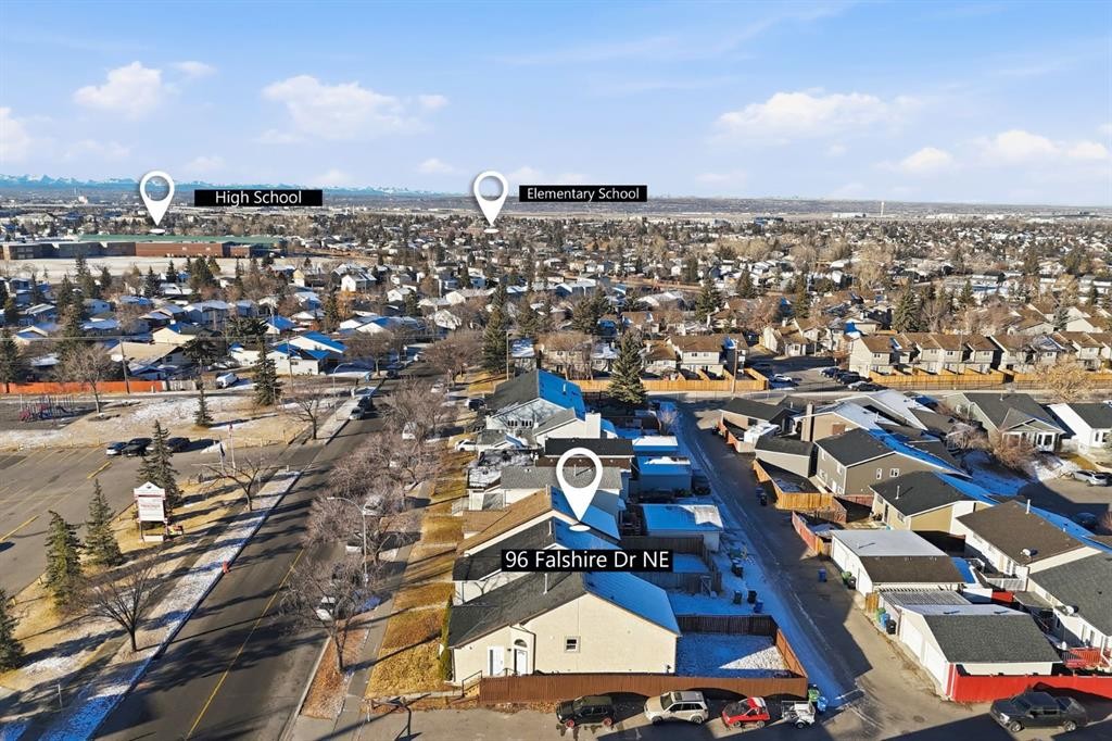 96 Falshire Drive Ne, Calgary, AB - Outdoor With View