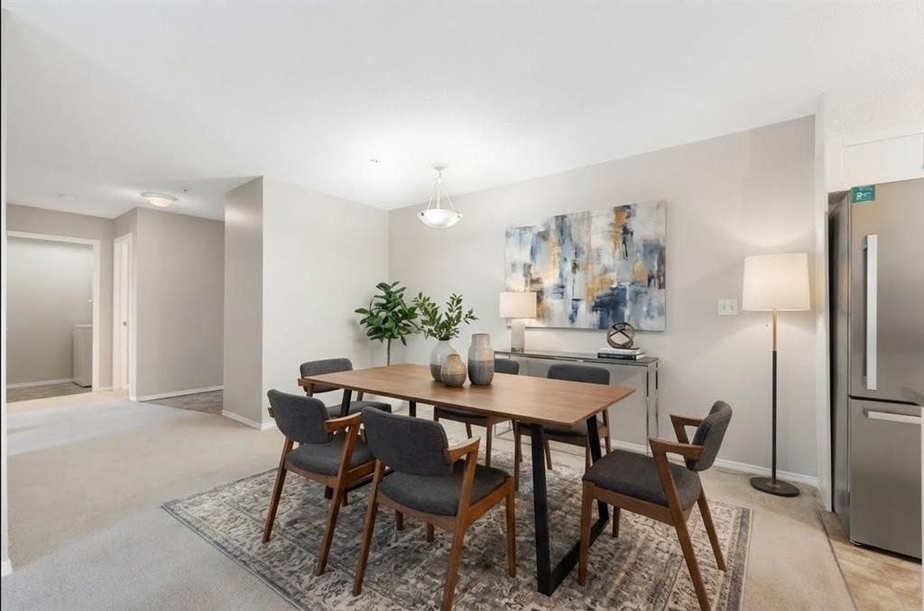 1102-2395 Eversyde Avenue Sw, Calgary, AB - Indoor Photo Showing Dining Room