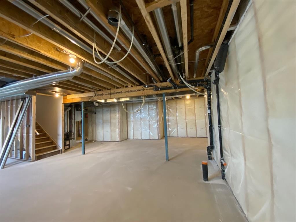 40 Fieldstone Close, Balzac, AB - Indoor Photo Showing Basement