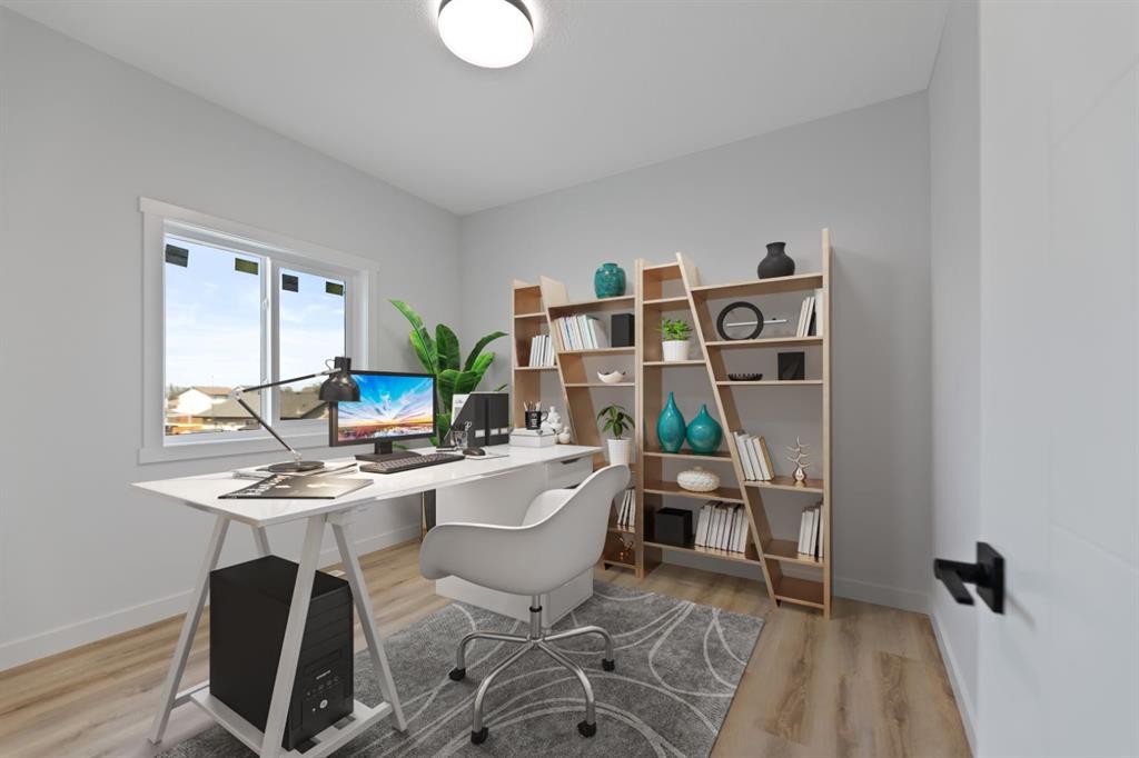 9 Mcclung Gate, Carstairs, AB - Indoor Photo Showing Office