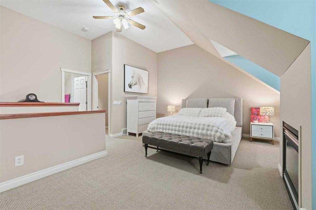 45 Somme Boulevard Sw, Calgary, AB - Indoor Photo Showing Bedroom