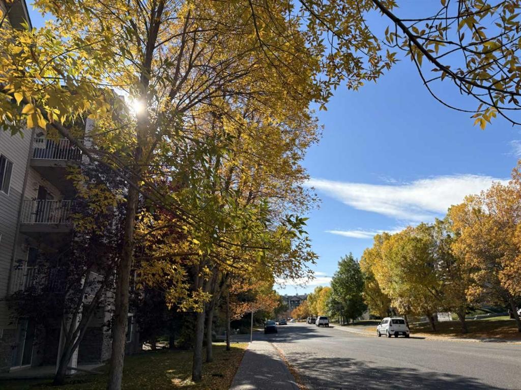 #418-4000 Somervale Court Sw, Calgary, AB - Outdoor With Balcony With View