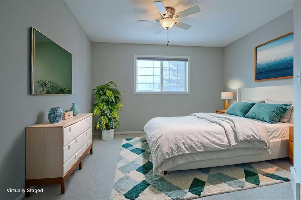 322 Country Village Cape Ne, Calgary, AB - Indoor Photo Showing Bedroom