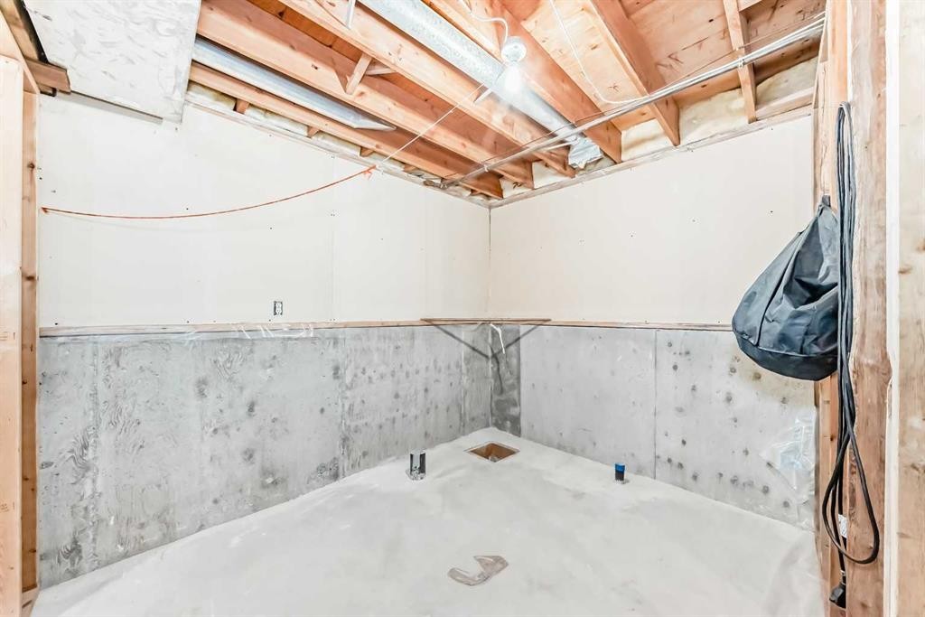 220 Haskayne Avenue, Gleichen, AB - Indoor Photo Showing Basement
