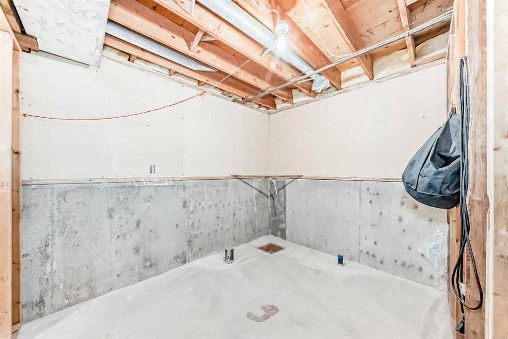 220 Haskayne Avenue, Gleichen, AB - Indoor Photo Showing Basement