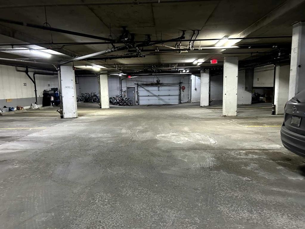 106-420 3 Avenue Ne, Calgary, AB - Indoor Photo Showing Garage