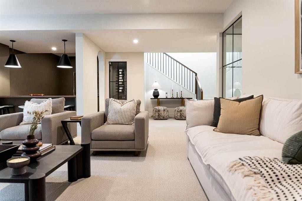 57 Legacy Forest Heights Se, Calgary, AB - Indoor Photo Showing Living Room