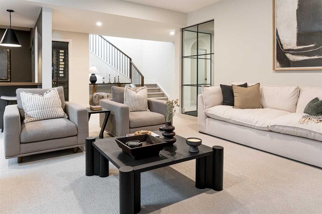 57 Legacy Forest Heights Se, Calgary, AB - Indoor Photo Showing Living Room