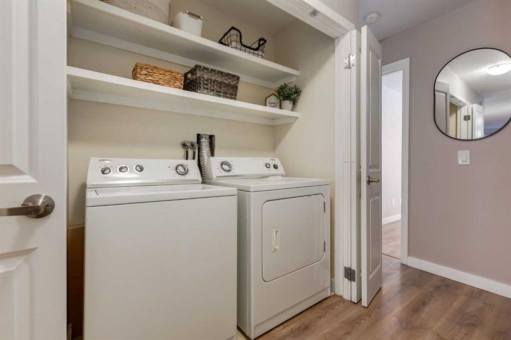 308-13104 Elbow Drive Sw, Calgary, AB - Indoor Photo Showing Laundry Room