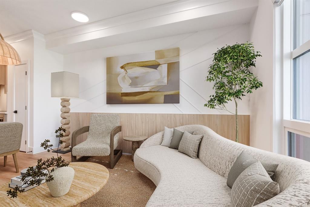 2101-4270 Norford Avenue Nw, Calgary, AB - Indoor Photo Showing Living Room