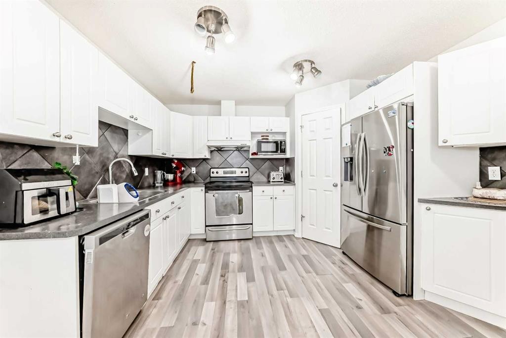 16 Saddlebrook Place Ne, Calgary, AB - Indoor Photo Showing Kitchen With Stainless Steel Kitchen With Double Sink