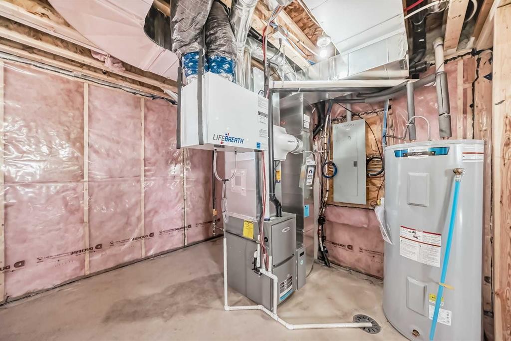 156 Belvedere Park Se, Calgary, AB - Indoor Photo Showing Basement