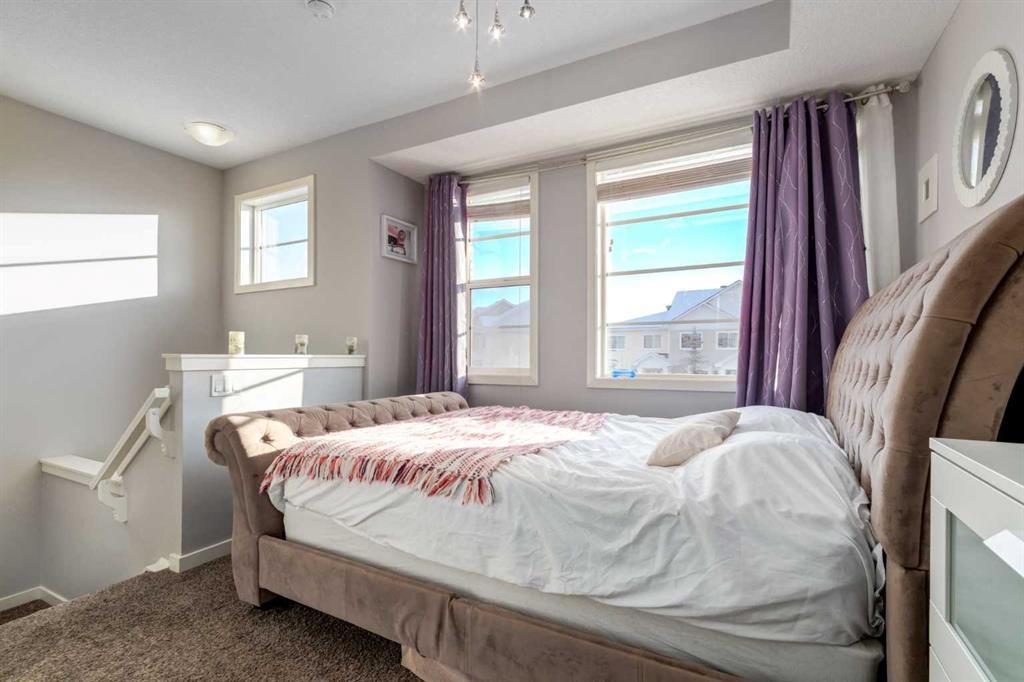 415 Saddlemont Boulevard Ne, Calgary, AB - Indoor Photo Showing Bedroom